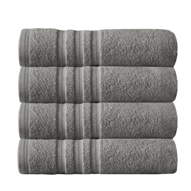 Arm & Hammer 4pc Performance Bath Towel Set Gray