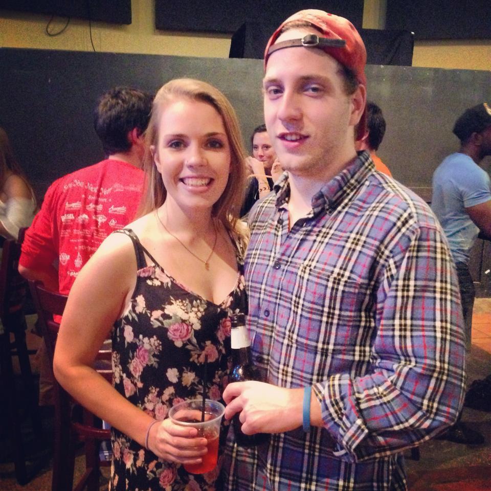 Hanging at Turf, one of our college bars.