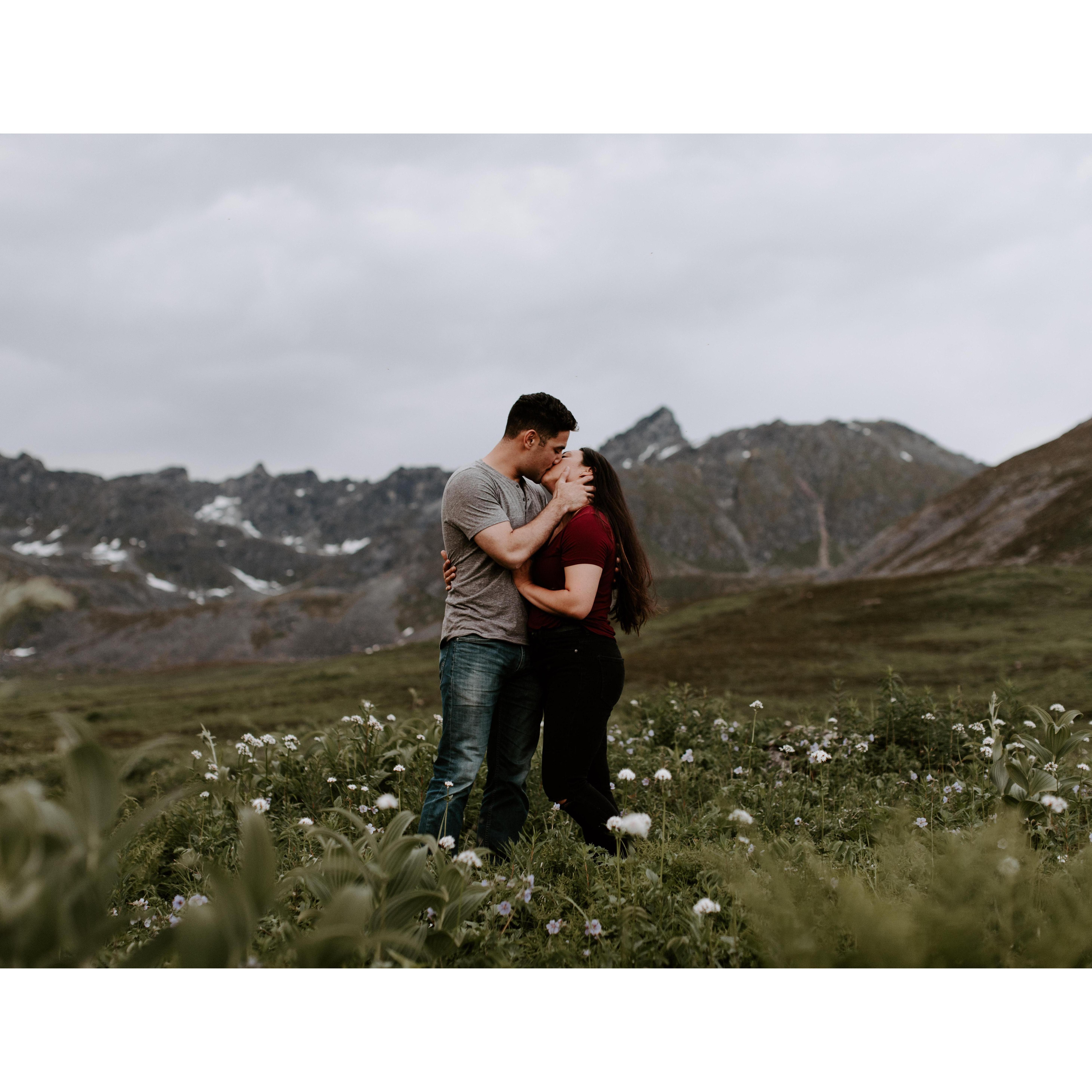 Engagement Photos at Hatcher Pass, Alaska.
PC: Sarah French