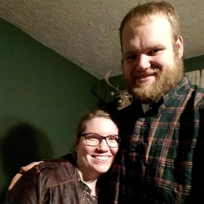 Our first picture as a couple on Scott's 32nd birthday, 2.26.18.