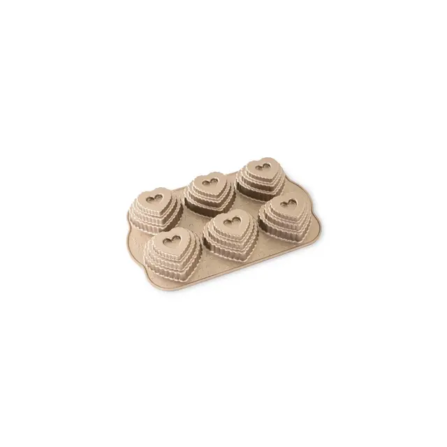 Nordic Ware Tiered Heart Cakelet Pan