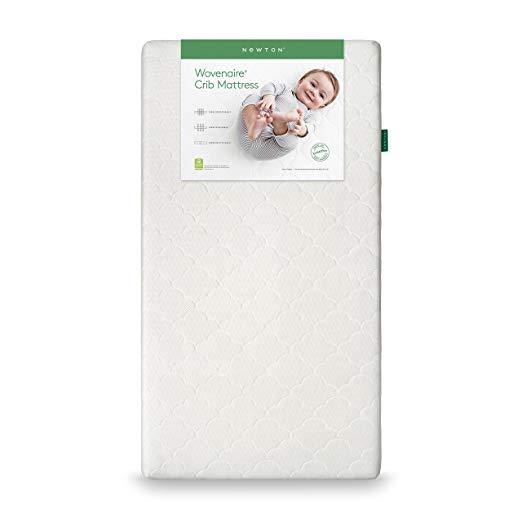 Newton Baby Crib Mattress And Toddler Bed | 100% Breathable Proven To Reduce Suffocation Risk, 100% Washable, Hypoallergenic, Non-Toxic, Better Than Organic - White