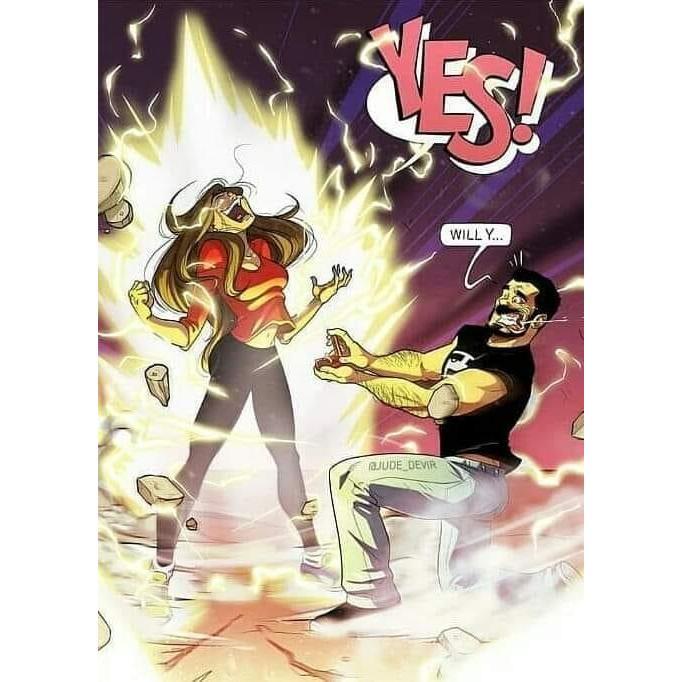 The engagement came. (Stole Picture from online) December 2018