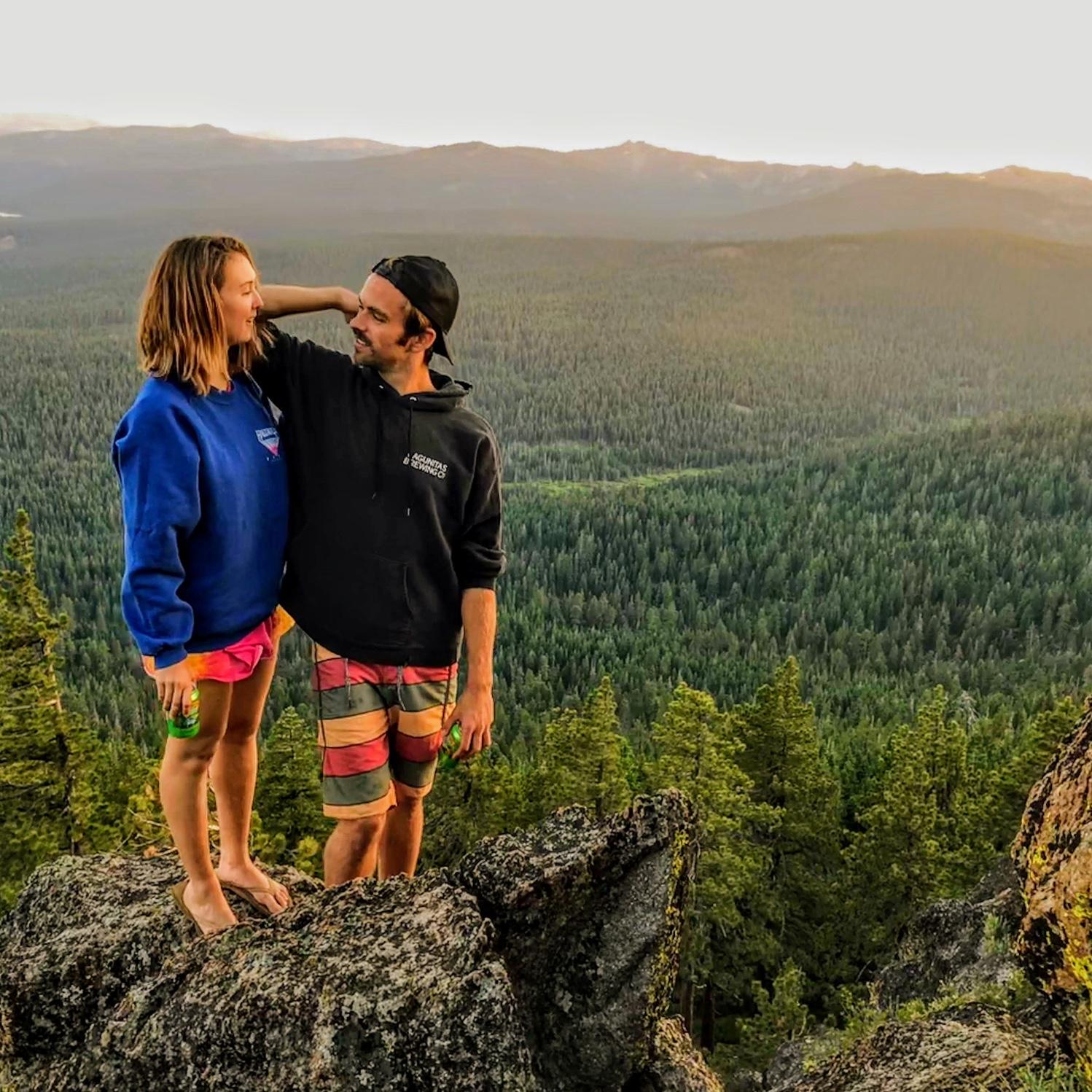 Shortly after meeting in spring 2018! Truckee, CA