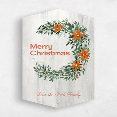Orange Diamond Holiday Card - Cadman Classic