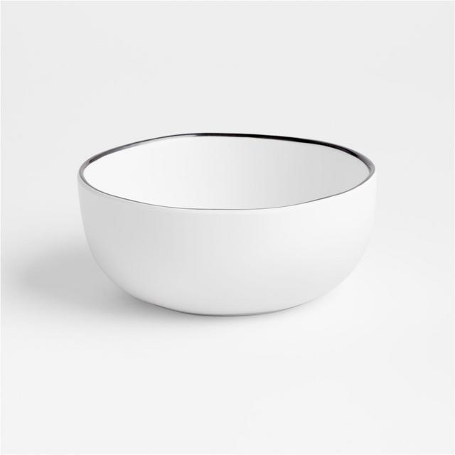 Range White Melamine Bowl