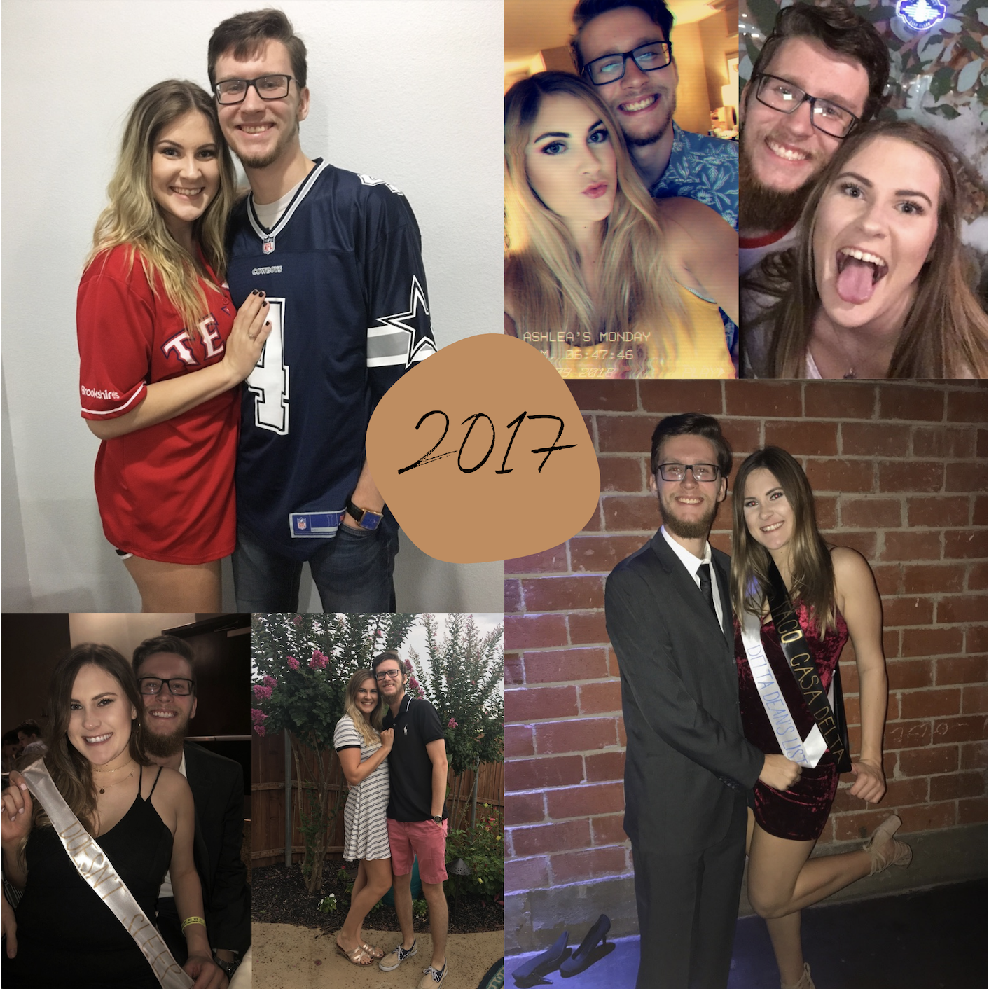 2017- lots of sorority formals and parties happened this year, as well as some Friday the 13th tattoos!