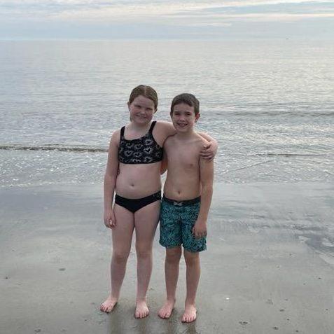 Dec 9, 2020: Our first weekend away with all 4 of us. We went to Hilton Head, and the weather was in the high 70s. The kids went in the ocean!