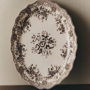 Floral Serving Dish