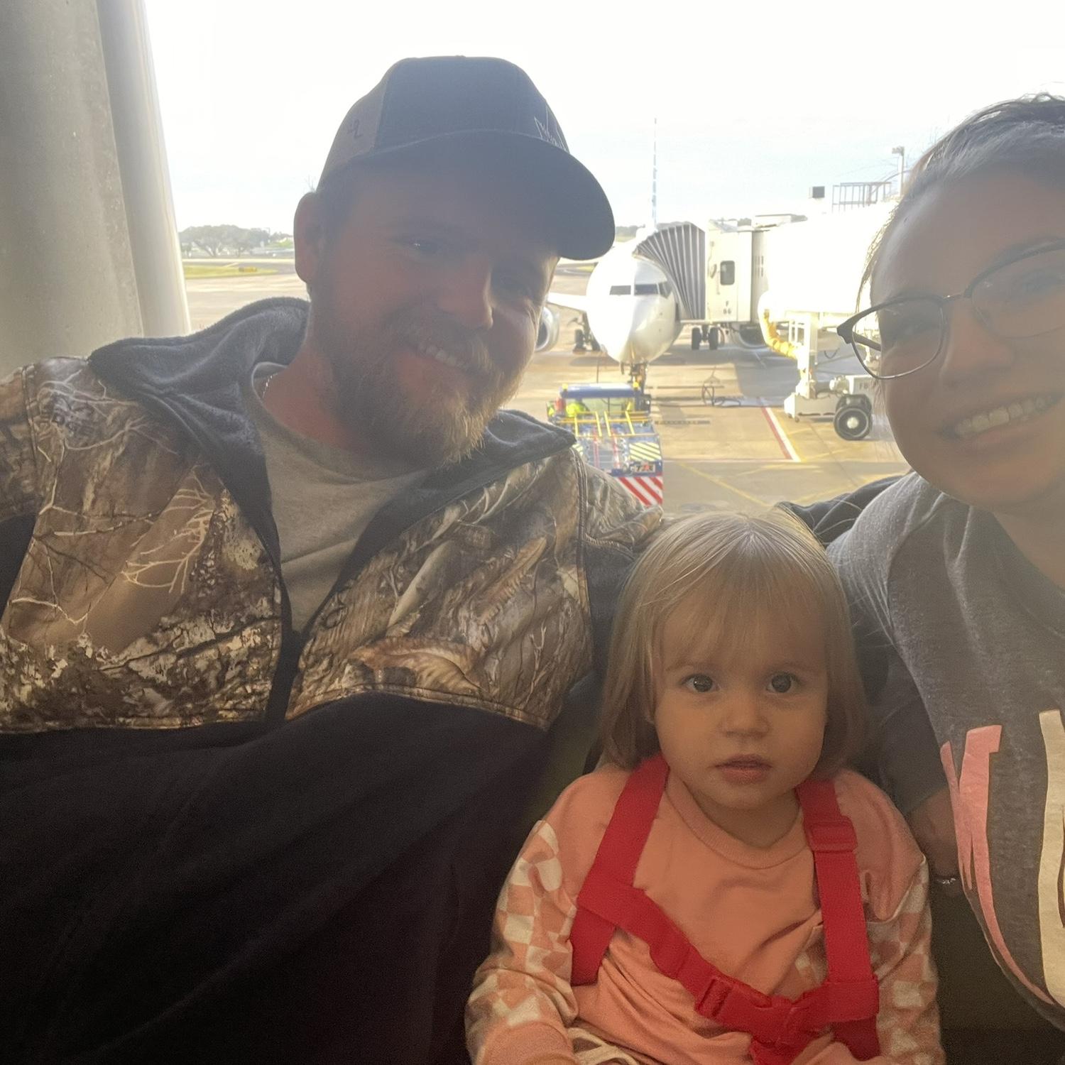 Carson’s first flight!