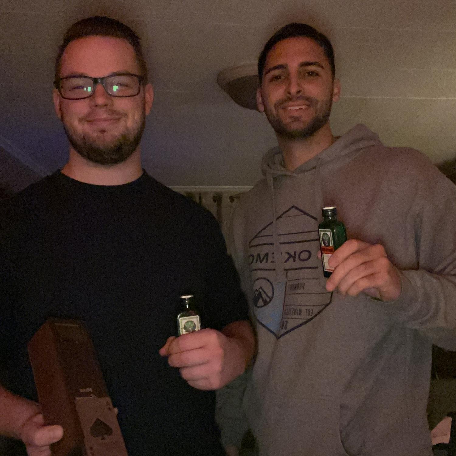 Mike, a Groomsmen is a life long friend from back home in New Jersey.