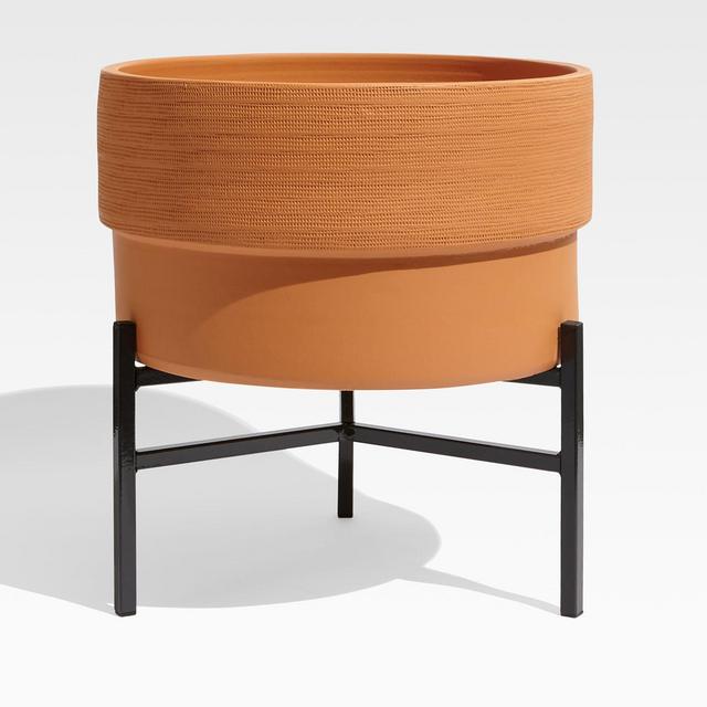 Ruan Medium Planter with Metal Stand