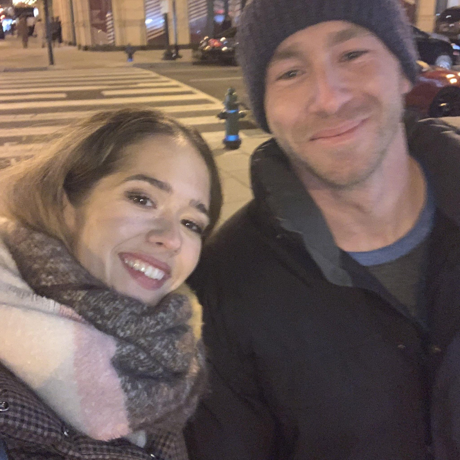 Winter nights in DC in between Nutcracker shows.