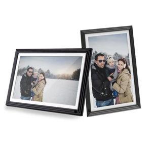 Aluratek - 10" IPS LCD Wi-Fi Touchscreen Digital Photo Frame - Black