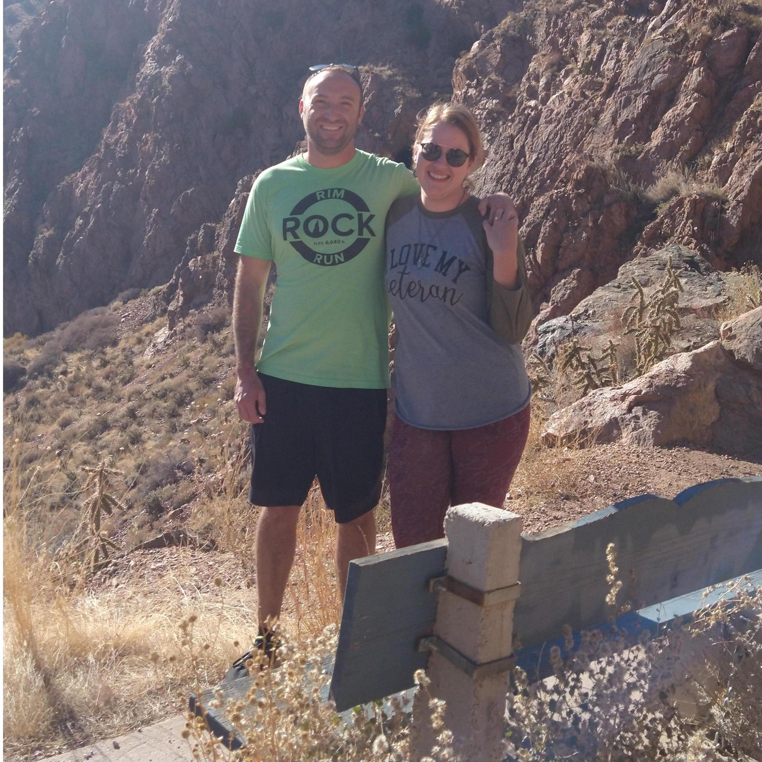 The exact bench where Kevin proposed!