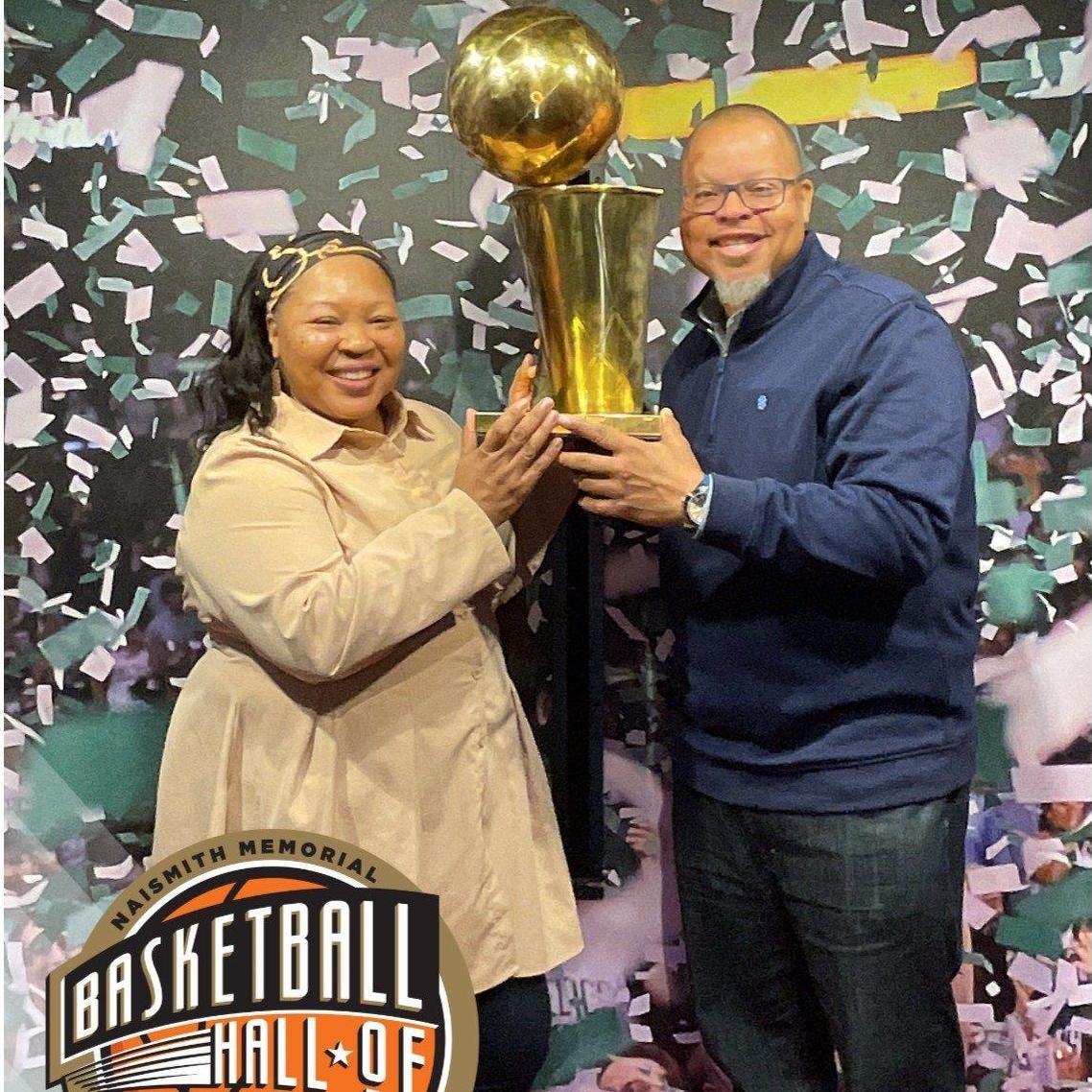 For his birthday, we headed to the Basketball Hall of Fame. He had a ball!