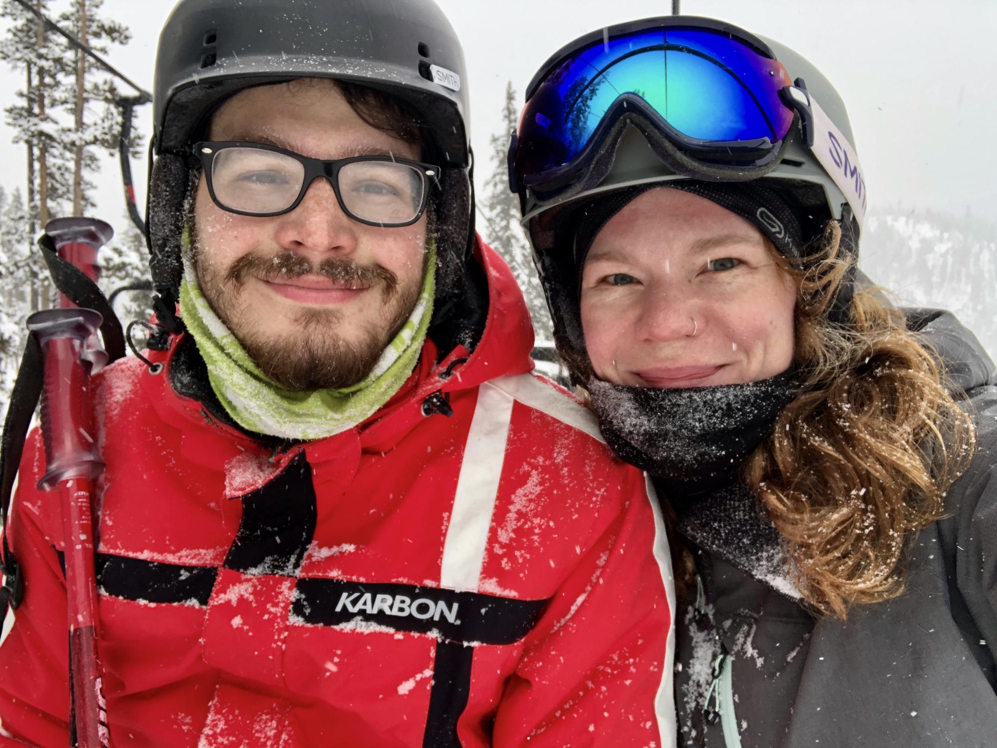 Skiing at Mary Jane.
Winter Park, CO