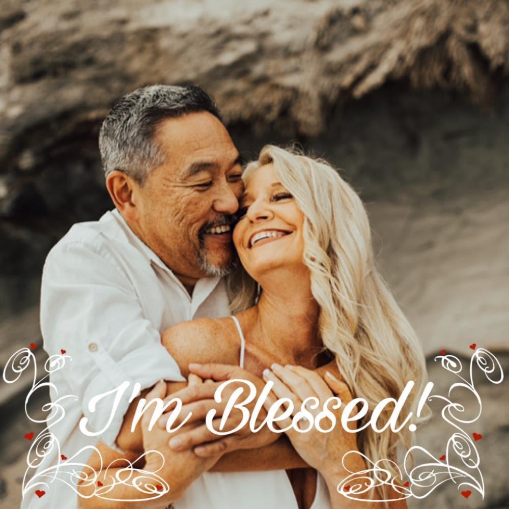 We both say, "I'm Blessed!"