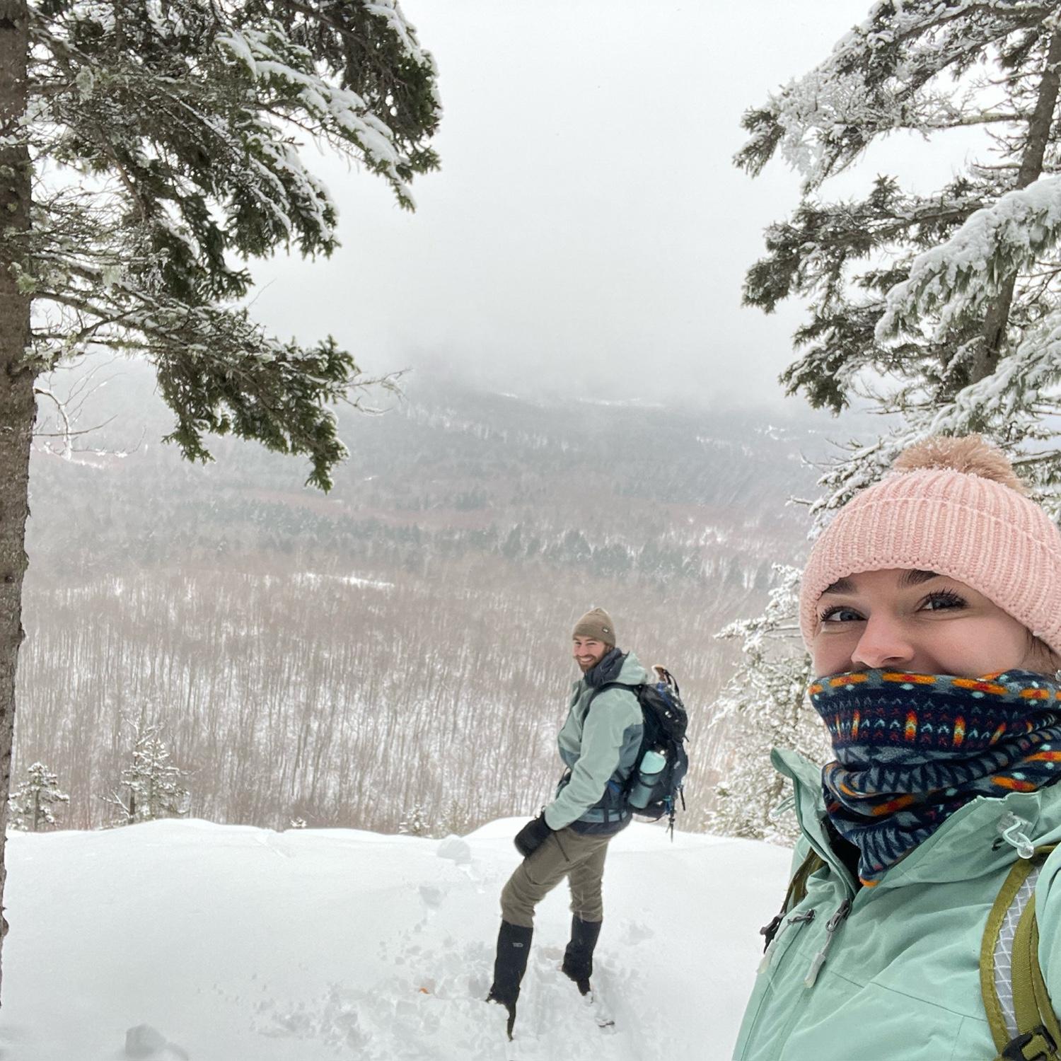 Snowshoeing in Maine