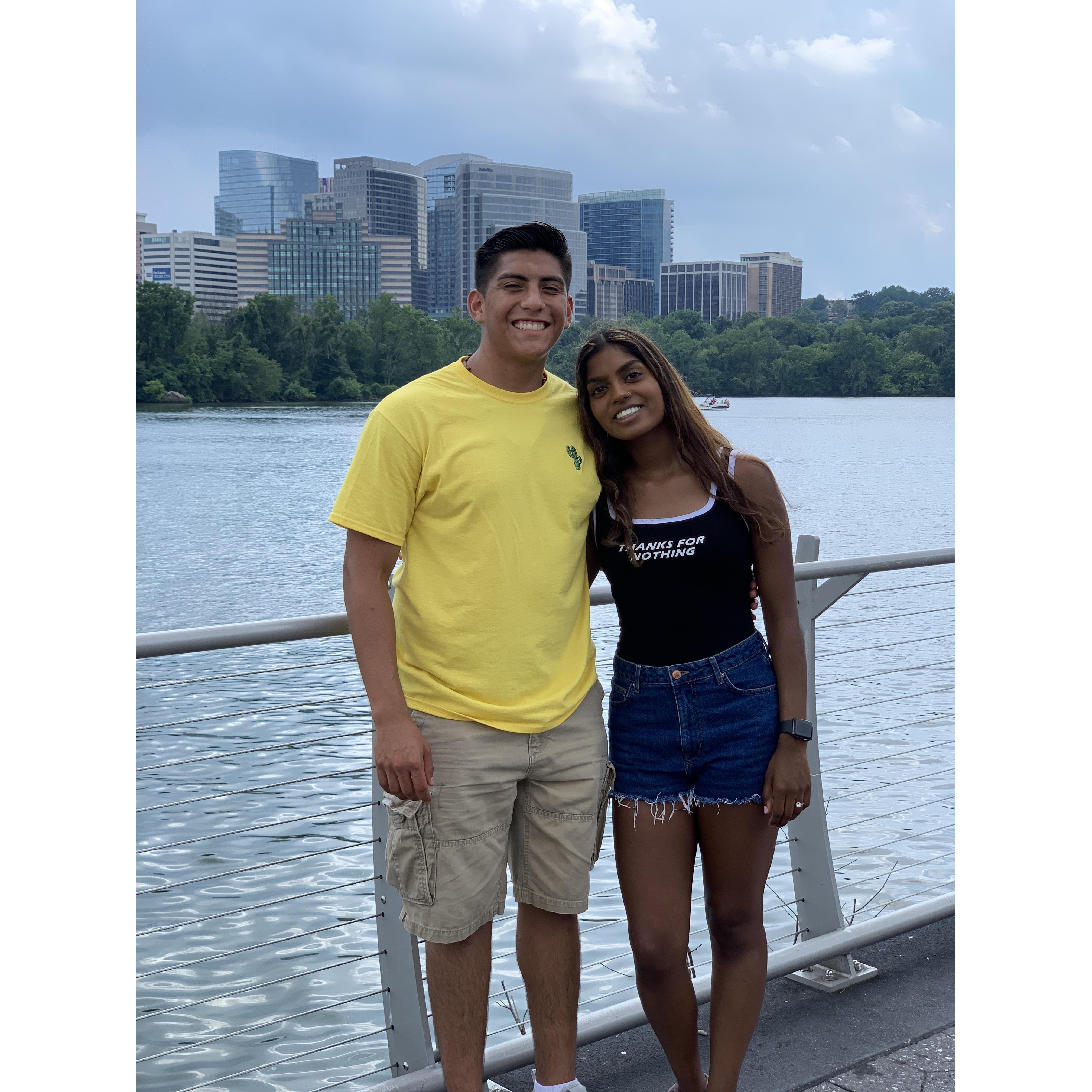 Enjoying a day in D.C.