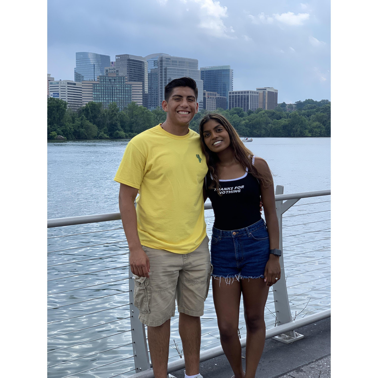 Enjoying a day in D.C.
