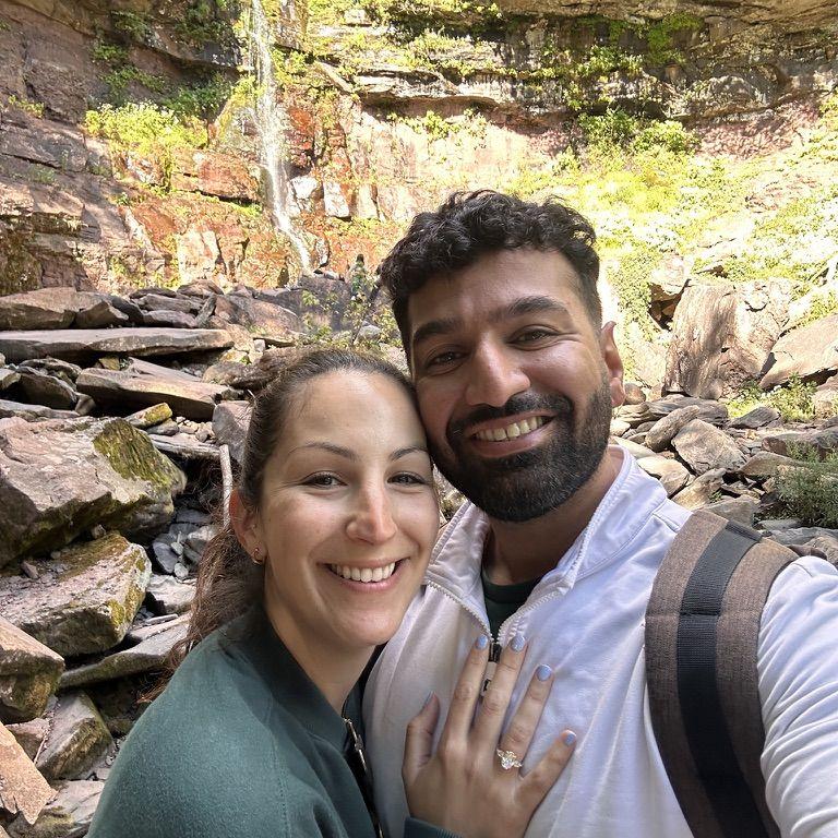 Taken right after Nav proposed to Sam in front of Kaaterskill Falls!