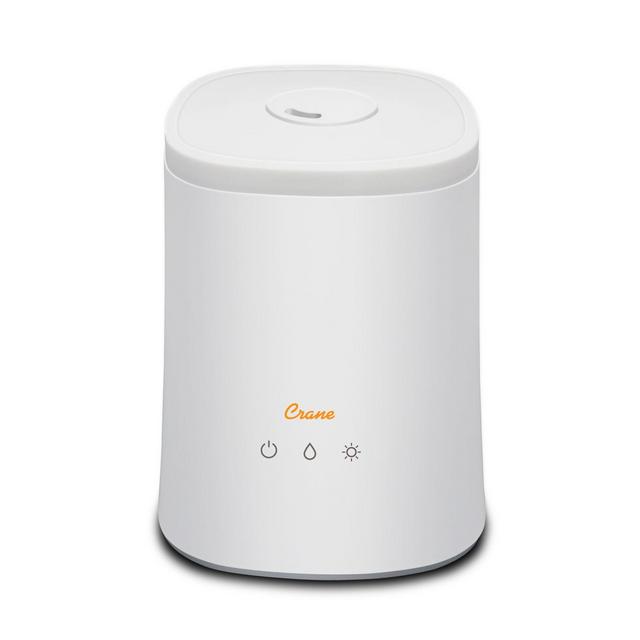Crane™ 1.2 gallon Top Fill Ultrasonic Cool Mist Humidifier in White