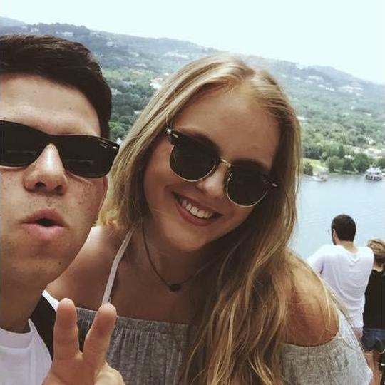 Mt. Bonnell for our one year anniversary where we had our first date and where we got engaged!