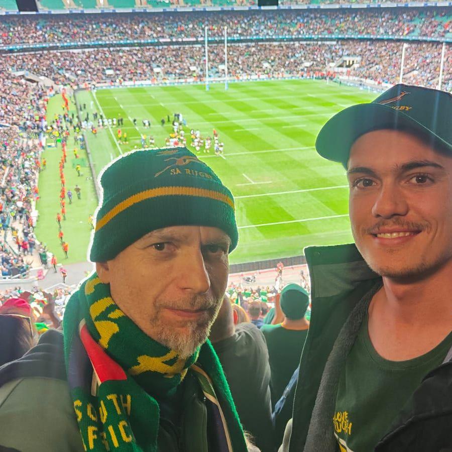 Attending Rugby games in London.