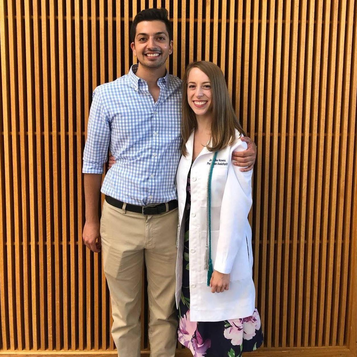 Jen's graduation from PA school, 2019.