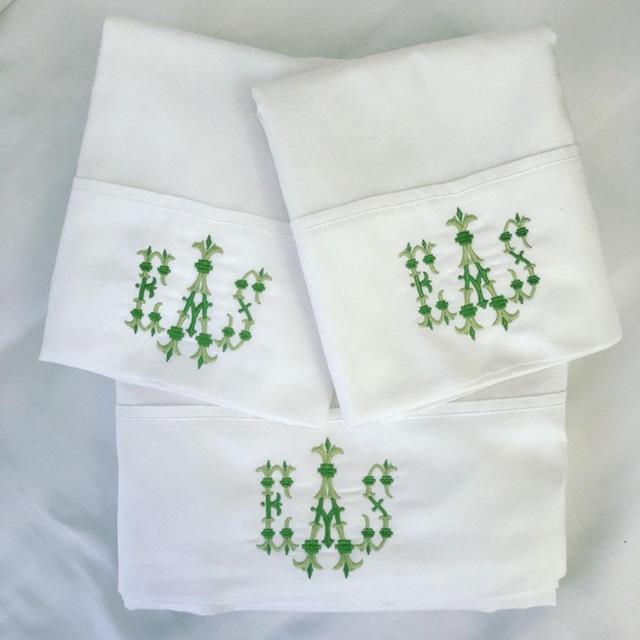 Monogrammed Sheet Set