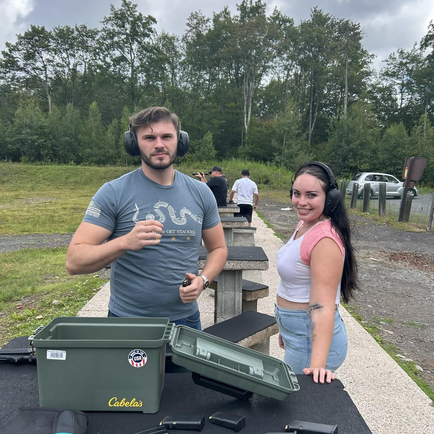 At the shooting range !