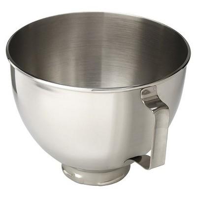 KitchenAid 4.5 Quart Polished Stainless Steel Mixer Bowl with Handle - K45SB