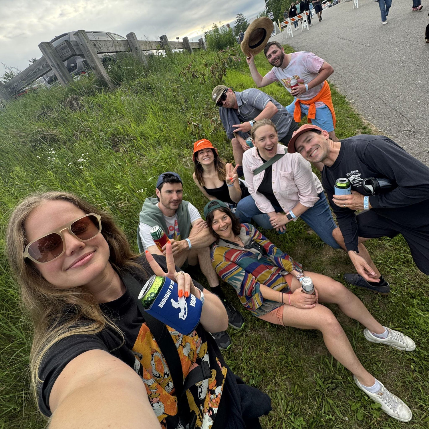 Sophie's first Goose concert in Gilford with the Honk Squad