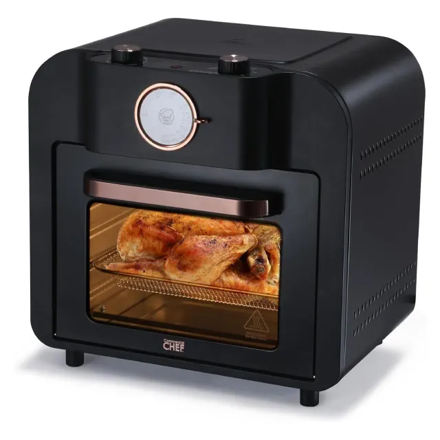 COMMERCIAL CHEF Air Fryer Multi-Oven, 17-QT Multi Level Air Fryer with Bake, Broil, Roast, Warm & Toast for Rotisserie Chicken, Pizza & More