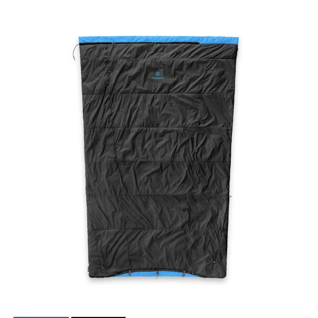 Light Quilt Convertible 40°F Synthetic - 40°F Synthetic / large /Black/blue