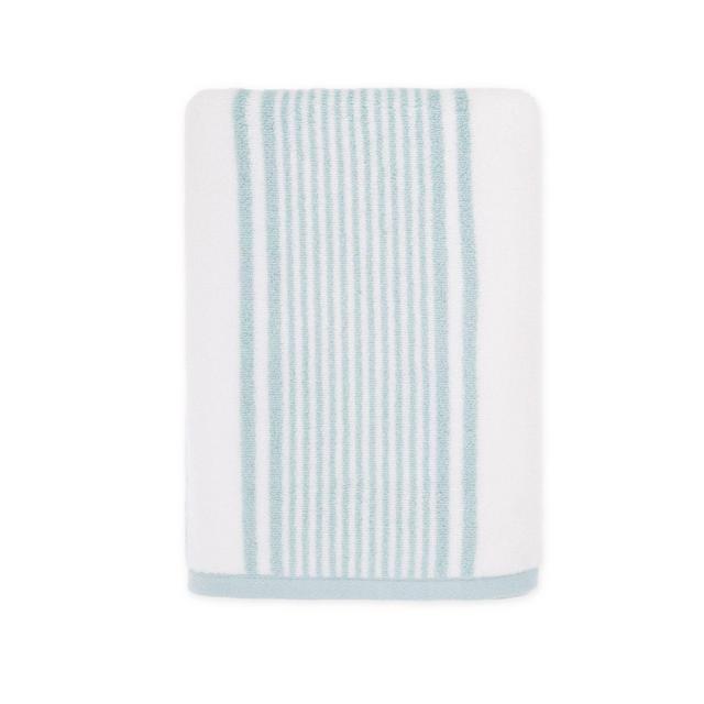 Bee & Willow™ Carlyle Stripe Bath Towel in Blue Haze