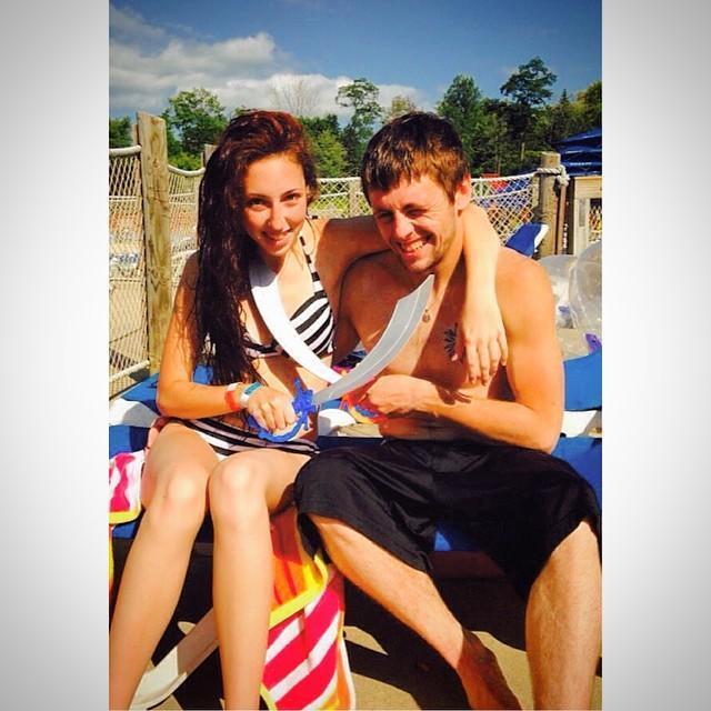 Our first year spending Evan's Birthday together. - Wild Water Kingdom. August 2014.