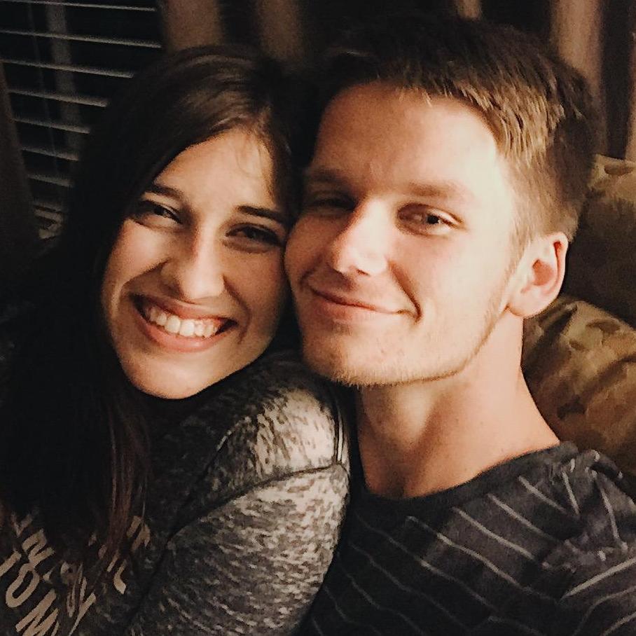 October 2018: Two lovebirds.