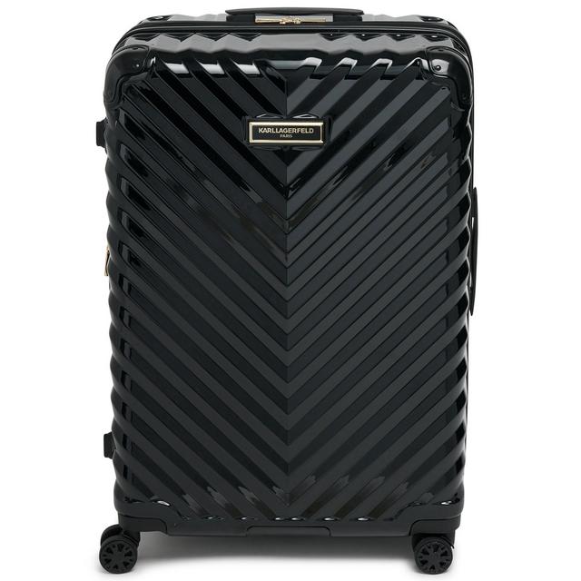 Karl Lagerfeld Chevron 28" Hardside Spinner