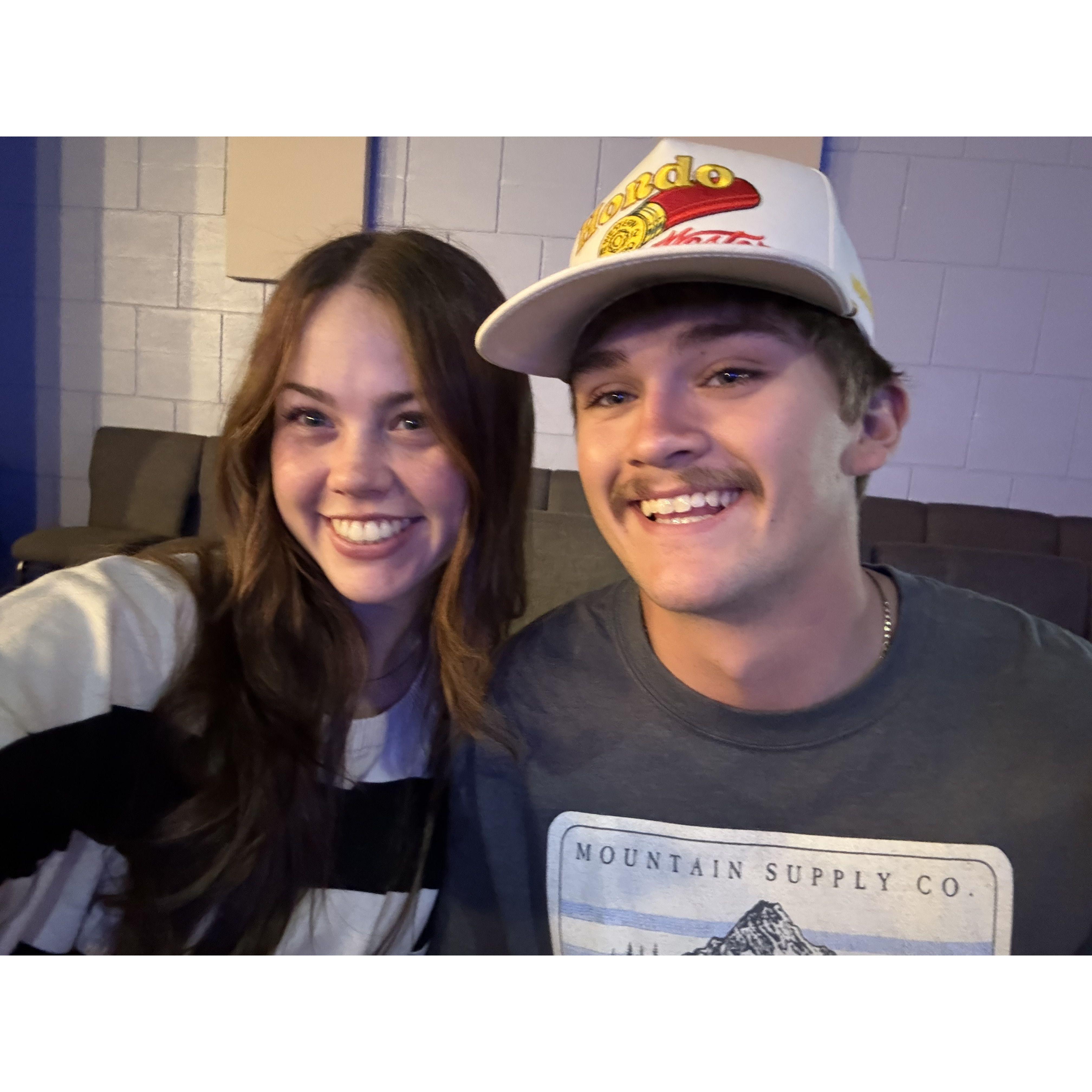 We always go to church together, even if it isn't LP!