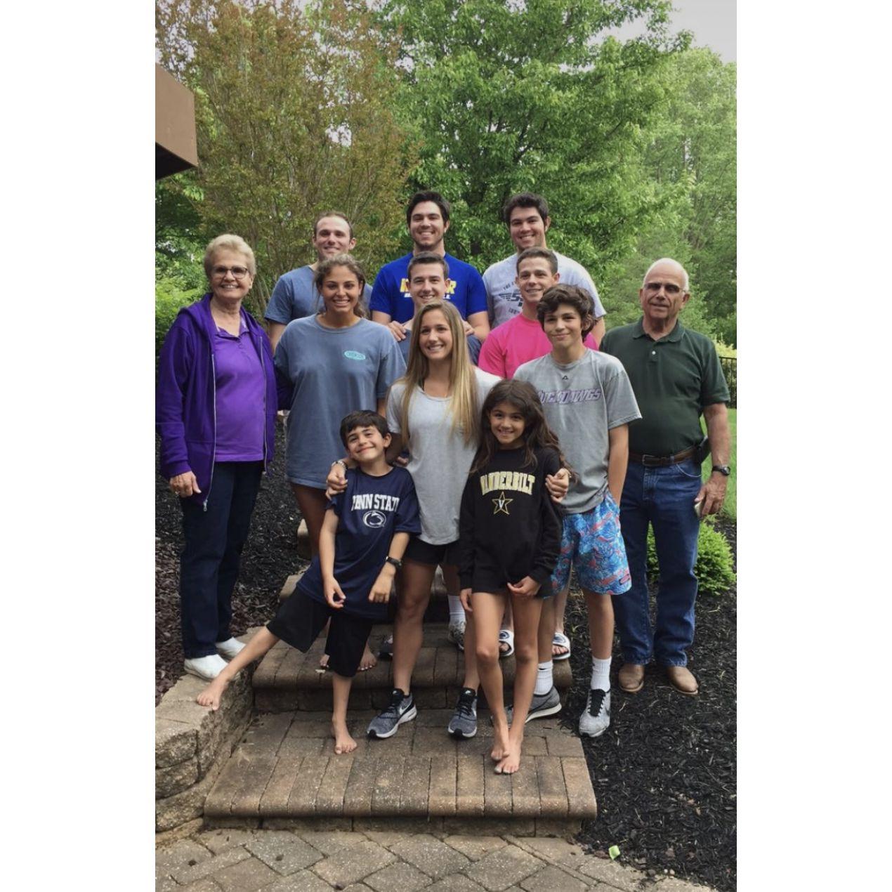 Zack and some of his cousins from his mom's side.