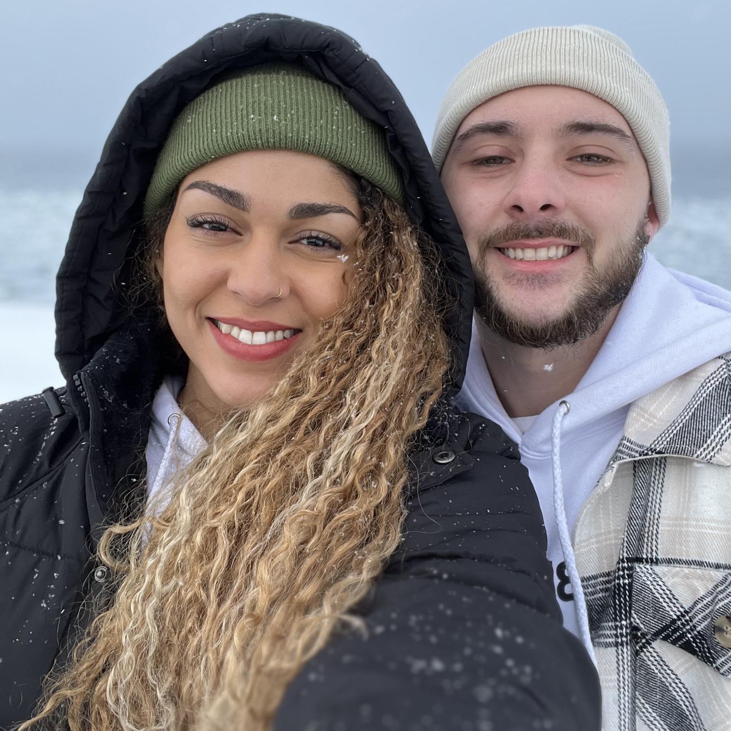 First time seeing snow