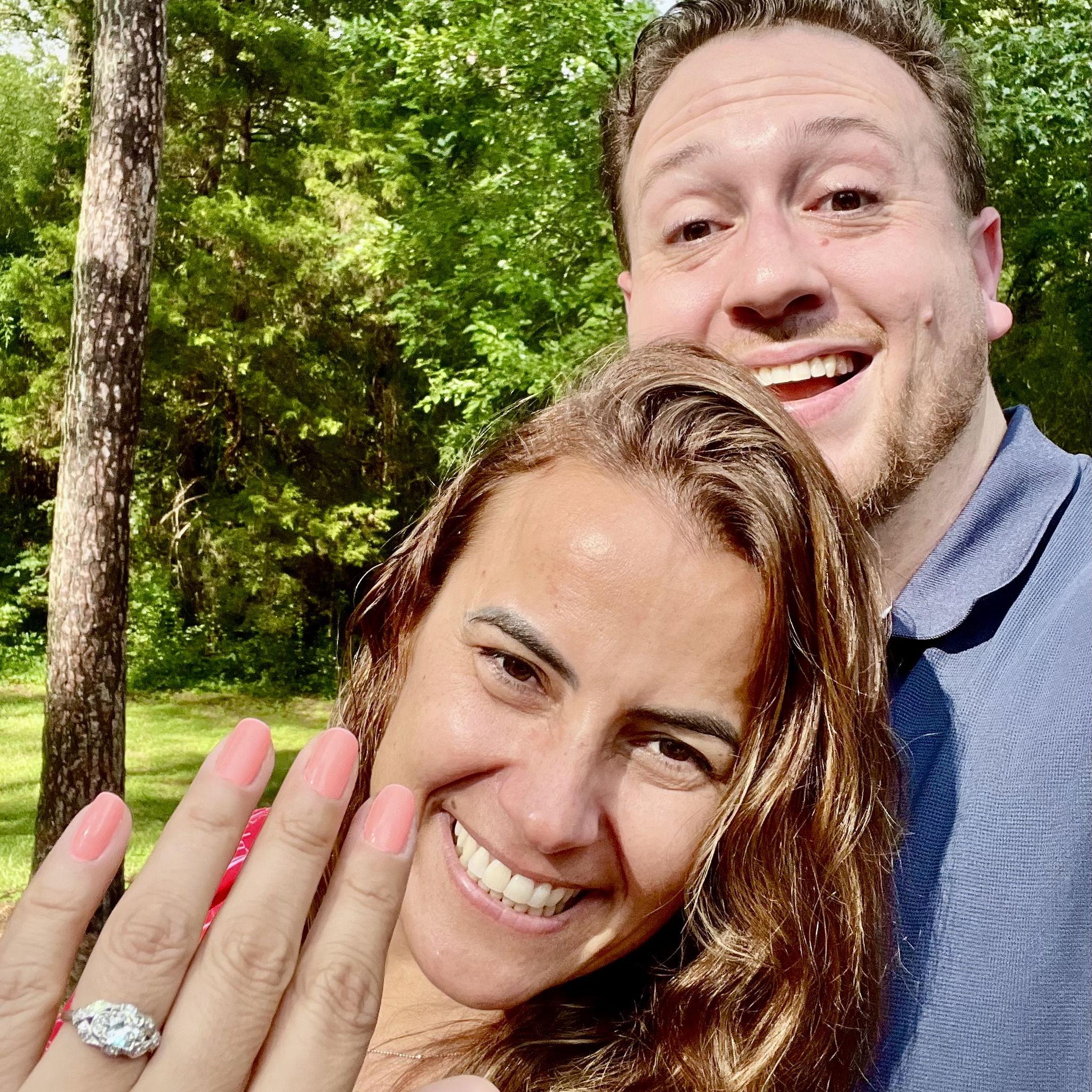 Carla got Cam's grandma engagement ring. So special!