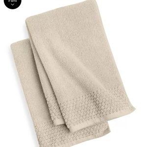 Spa 100% Cotton 2-Pack Hand Towel Set, 16" x 28"