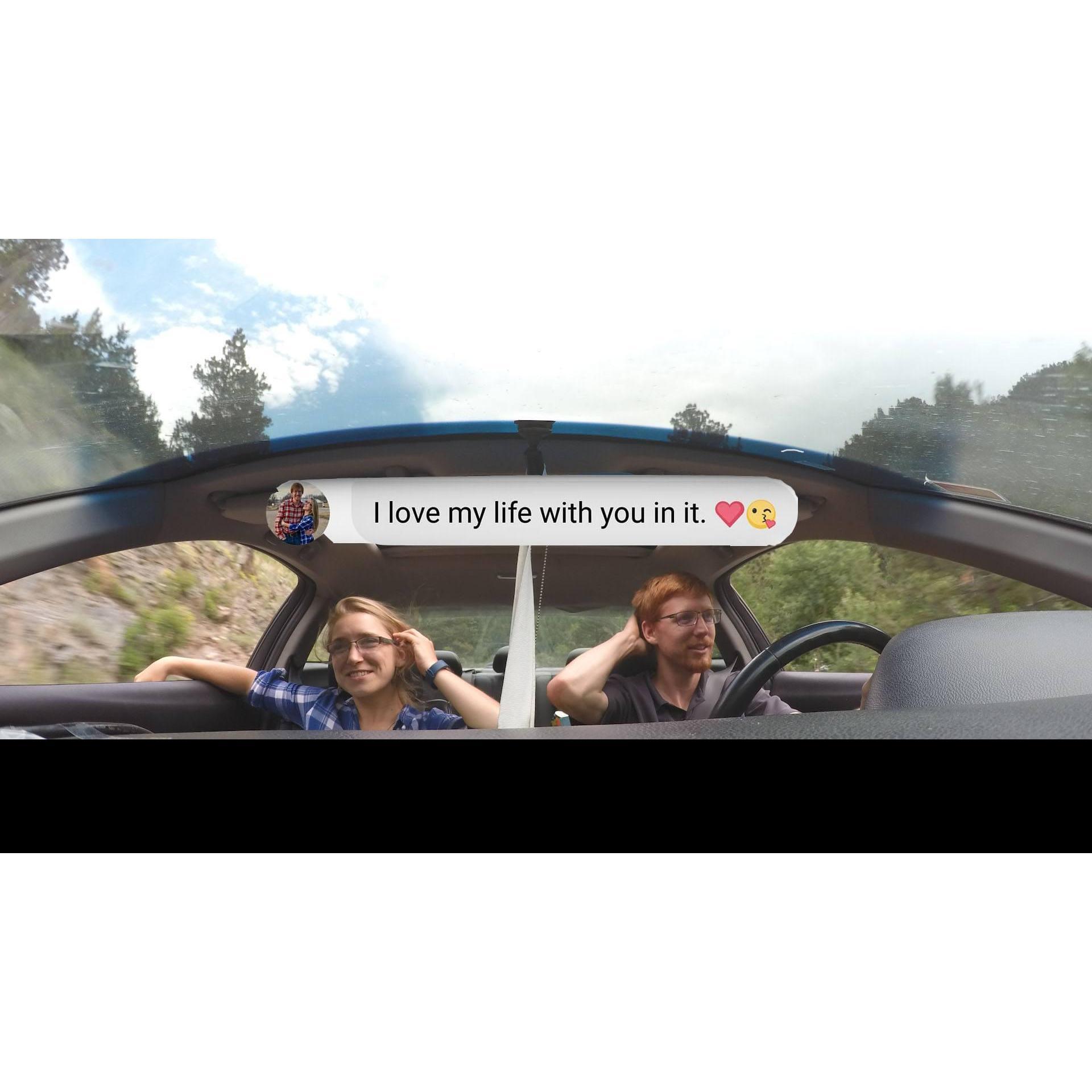 Our first vacation together! Going to the Cabin!