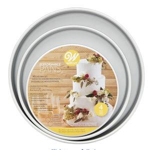 Wilton Four-Piece Round Tin Set