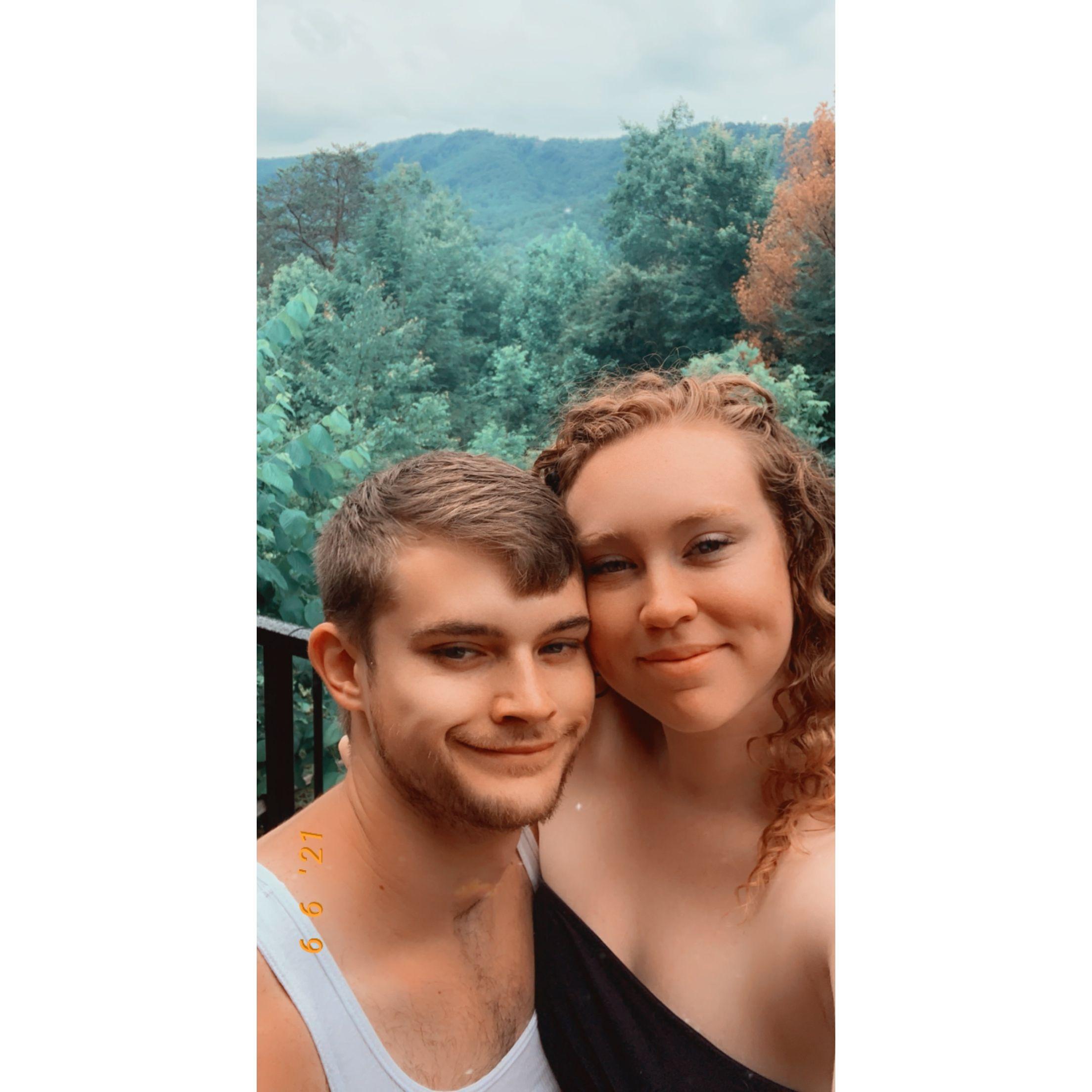 Waking up and having coffee to this view in Tennessee