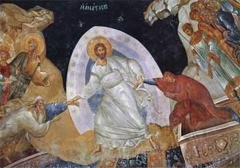 Icon of the Resurrection - 15th c. Monastery of Chora - (11K00)