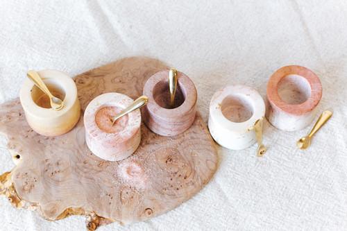 Soapstone Salt Cellar - Ivory